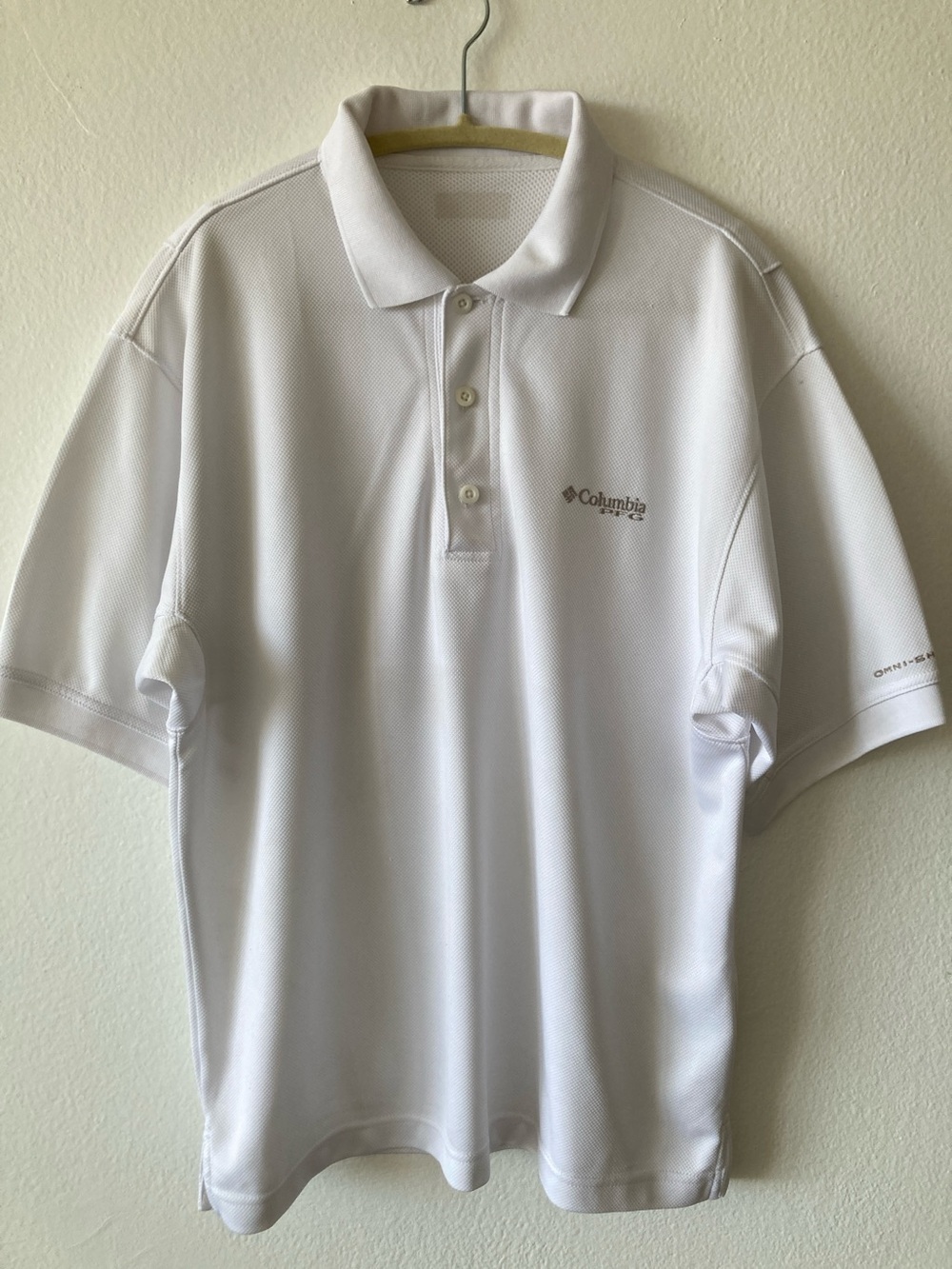 Columbia White Men's Performance Polo - Picture 5 of 5